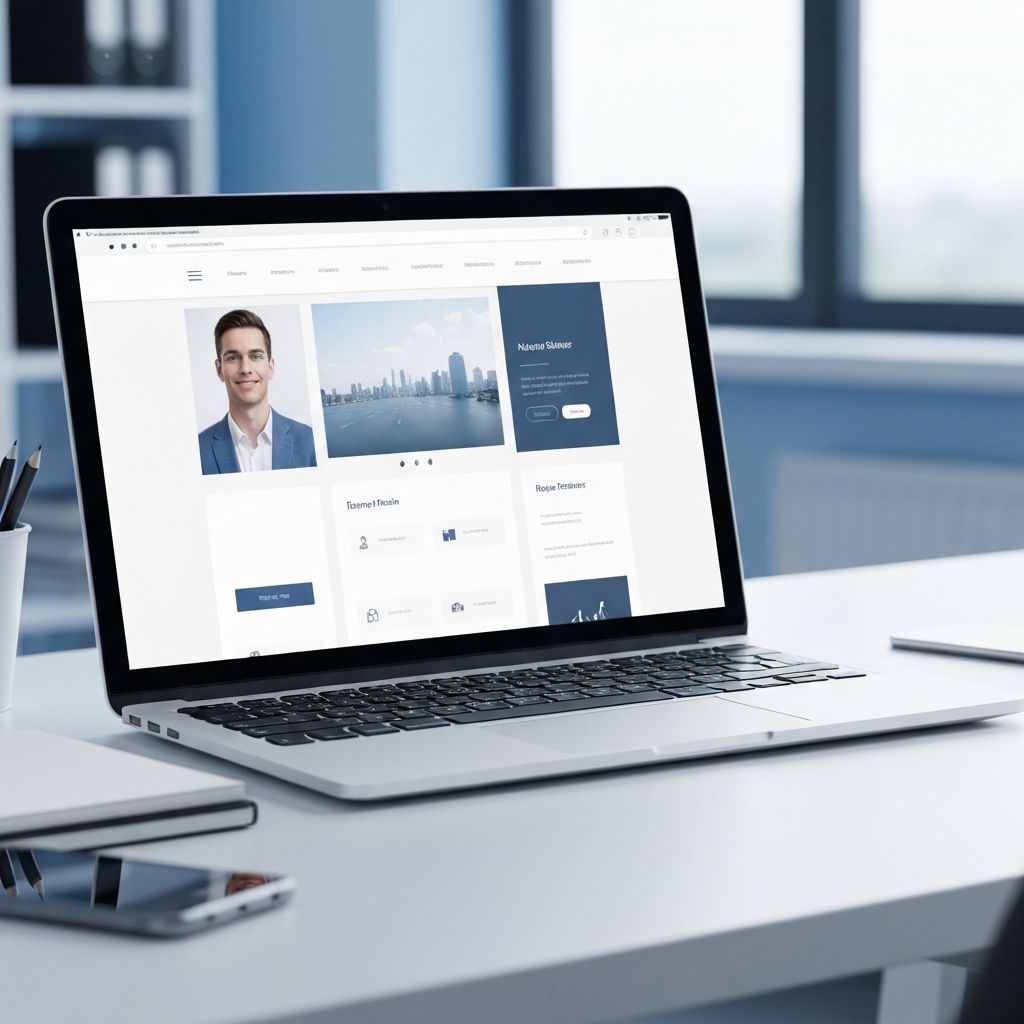 Professional website design showcase